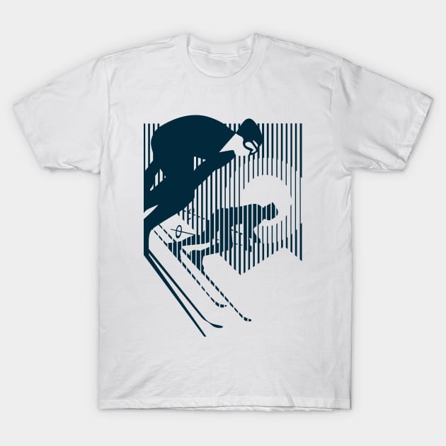 Alpine Skiing T-Shirt by Digster